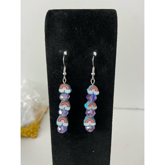 Rainbow earrings - Picture 1 of 4
